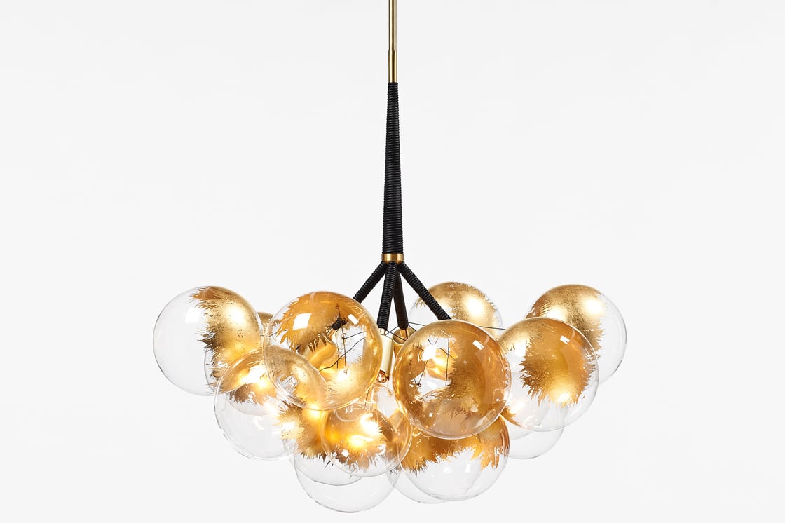 Bubble large Gold シャンデリア BeyPan 40