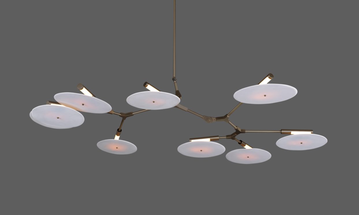 Branching Disc Chandelier BD.09.01 by Lindsey Adelman | ROOM CRM