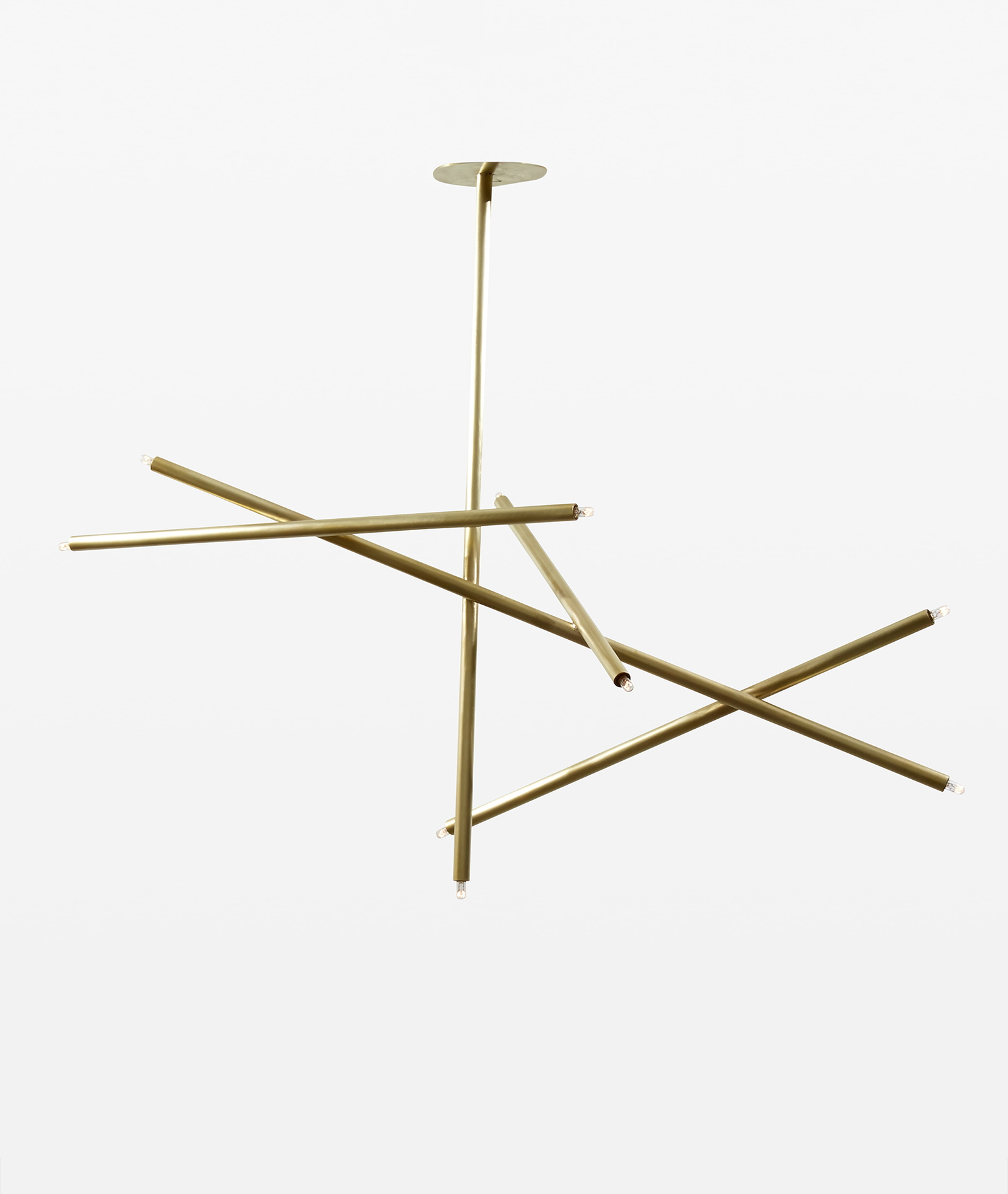 Stick Chandelier 5 Stick Vertical