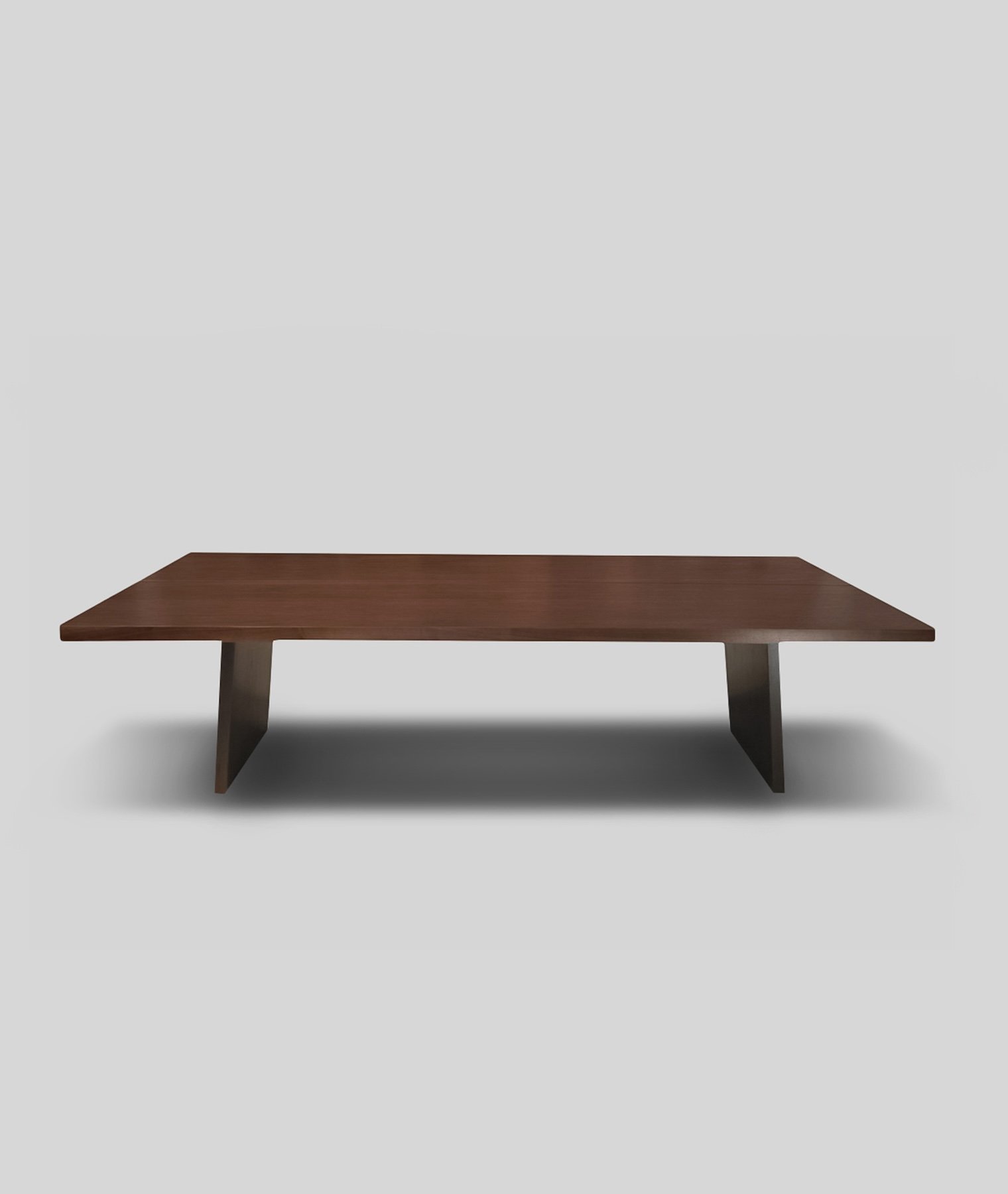 Trapeze Dining Table | Wood Base