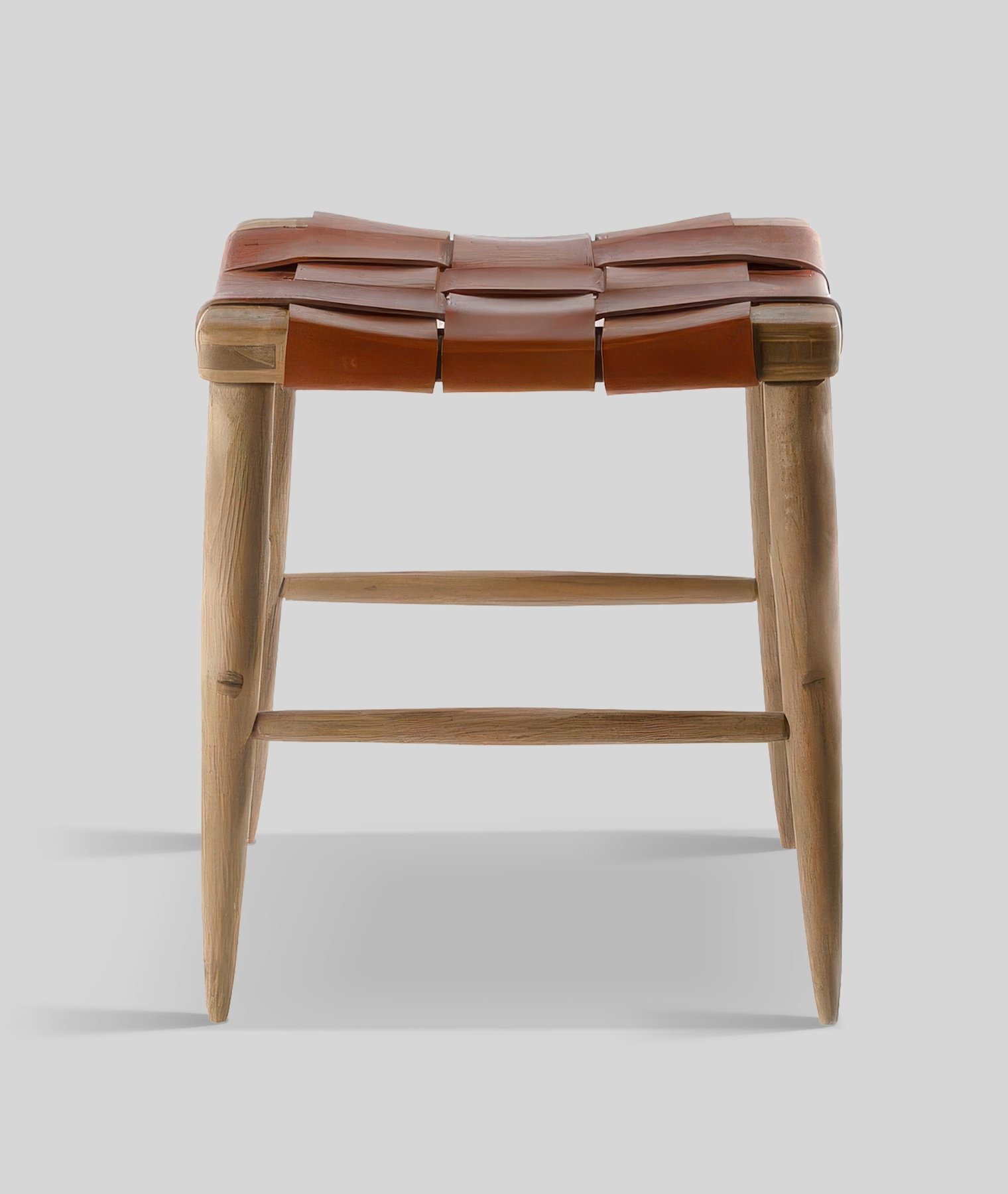 本革スツール～Woven leather stool～ Ranger Bar Stool | Woven Leather by Michael Robbins | ROOM CRM