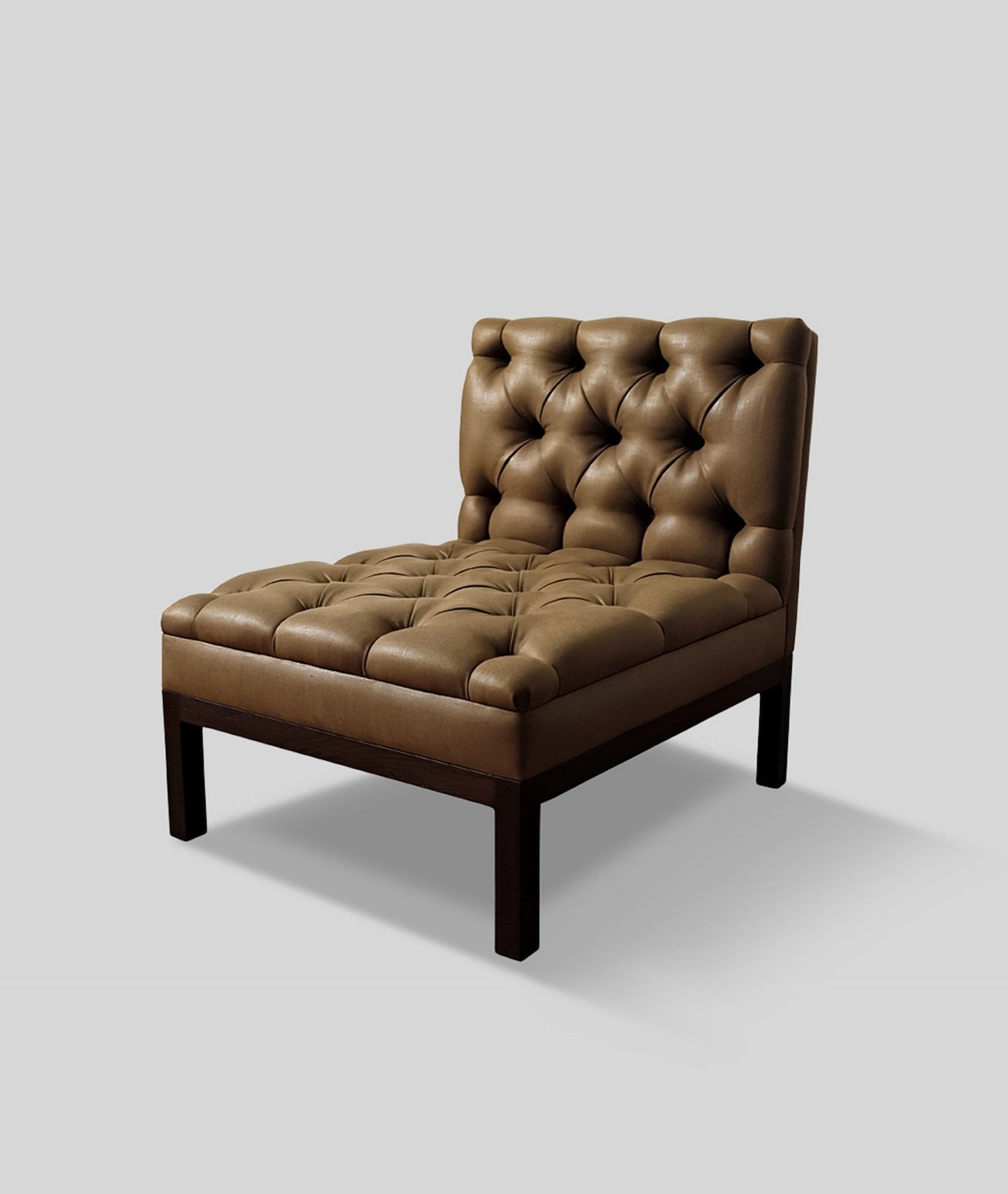 Tufted Slipper Chair