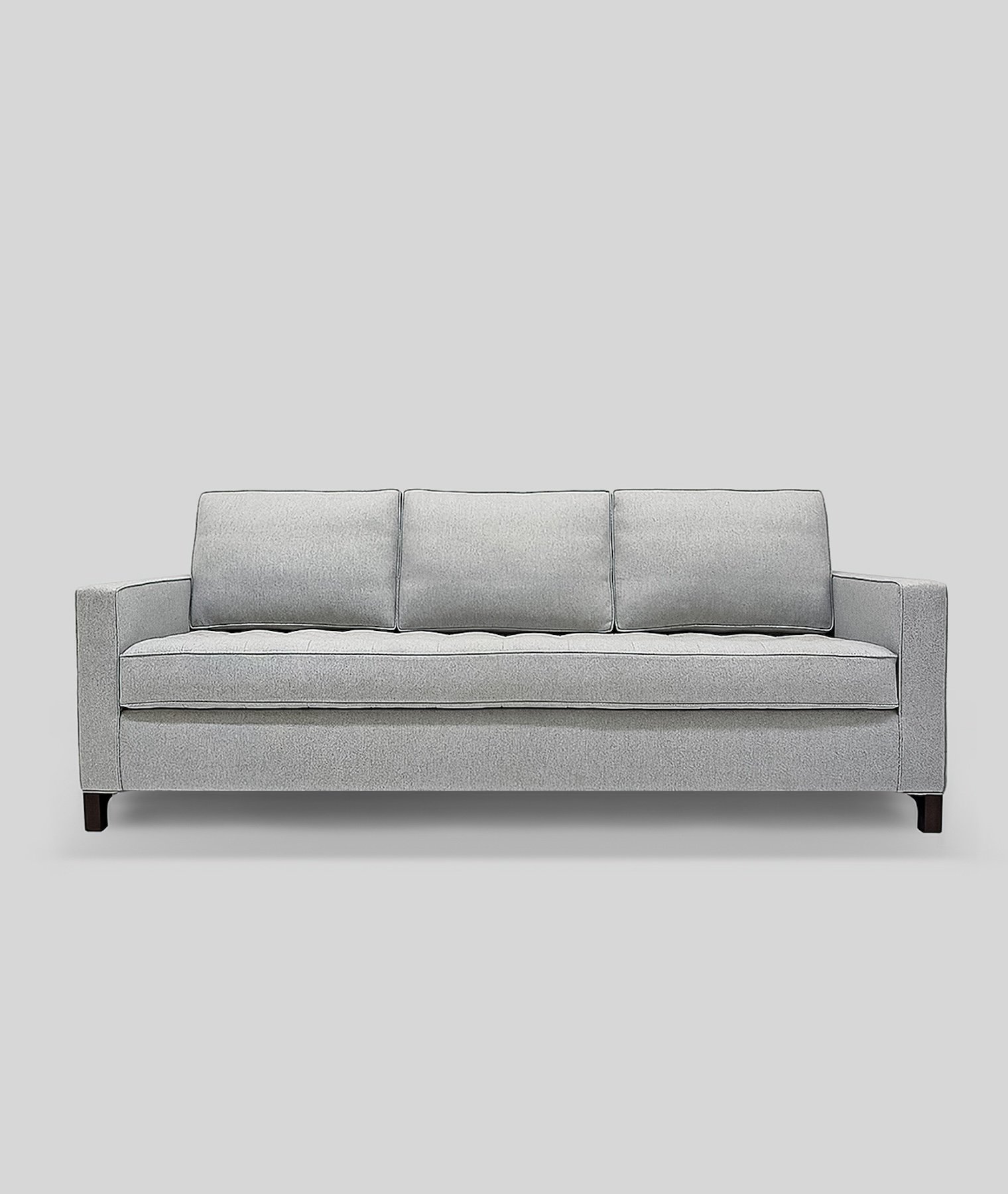 Capiton Sleeper Sofa with Loose Back Cushions