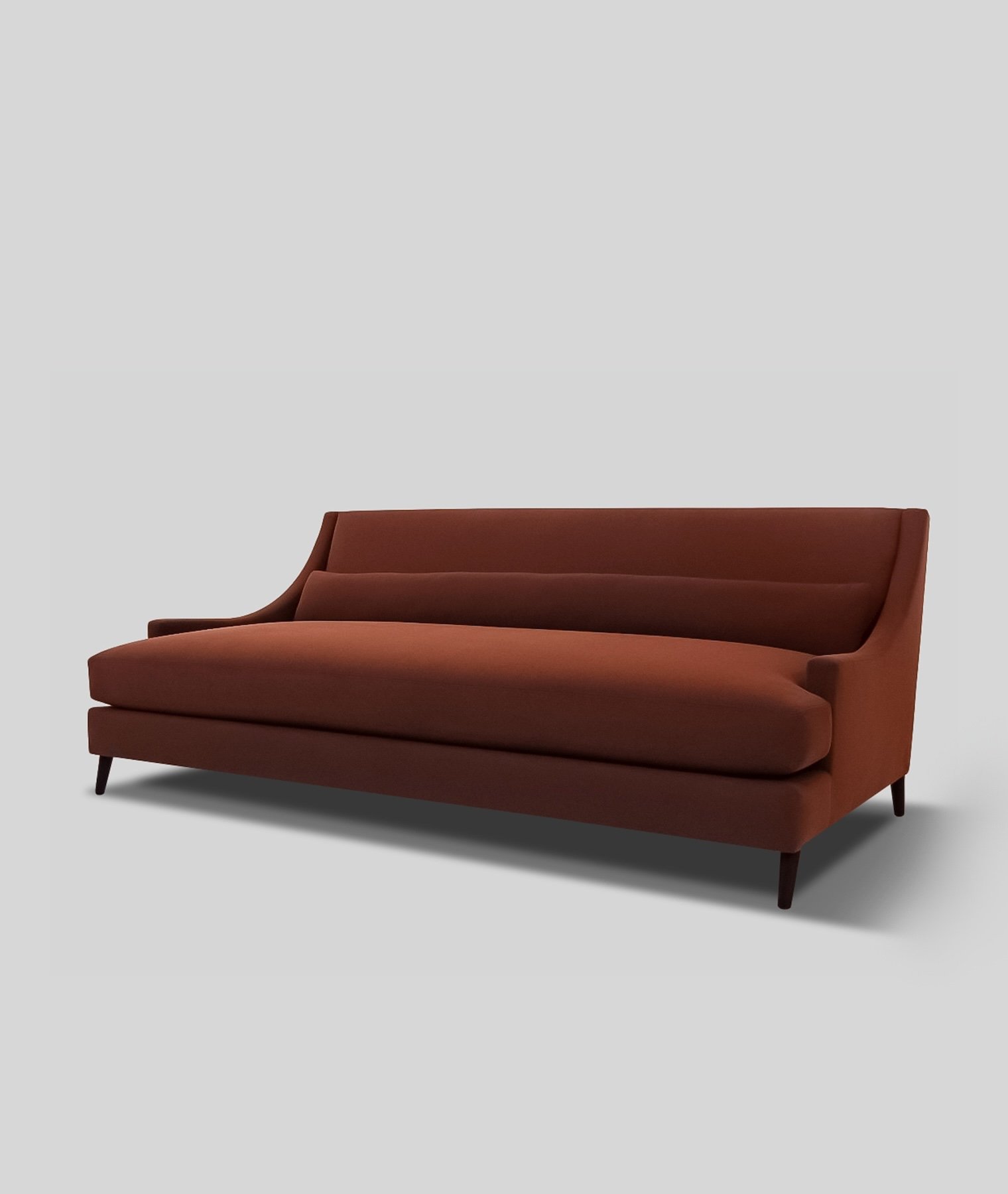 vintage sofa 片肘2Pワインレッド　革張り vintage sofa 片肘2Pワインレッド 革張り ソファ・ソファベッド