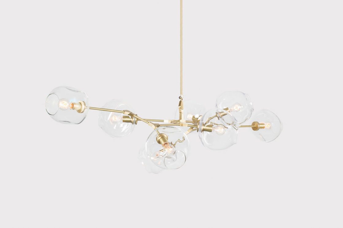 BB.08.03 8-globe Branching Bubble Chandelier by Lindsey Adelman