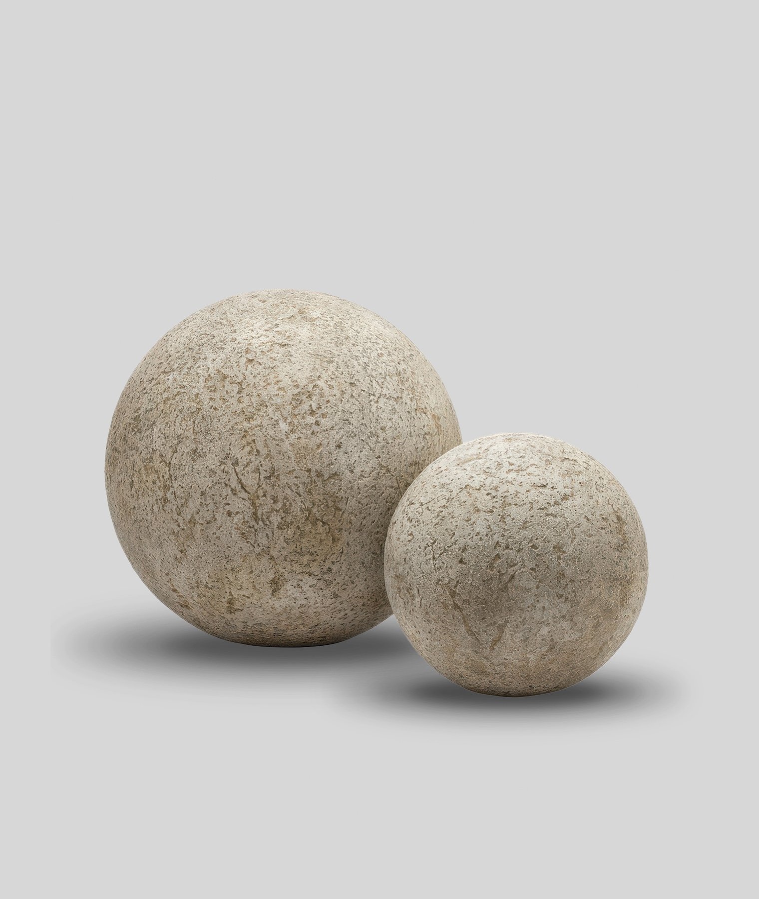 Molly Sculptural Objects Distressed Gray Concrete | Indoor Outdoor