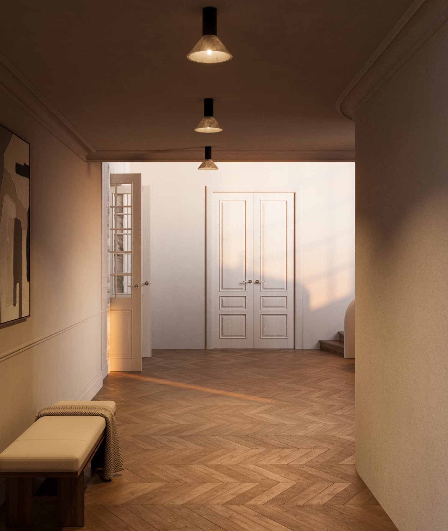 Torres Pendant - Flush Mount