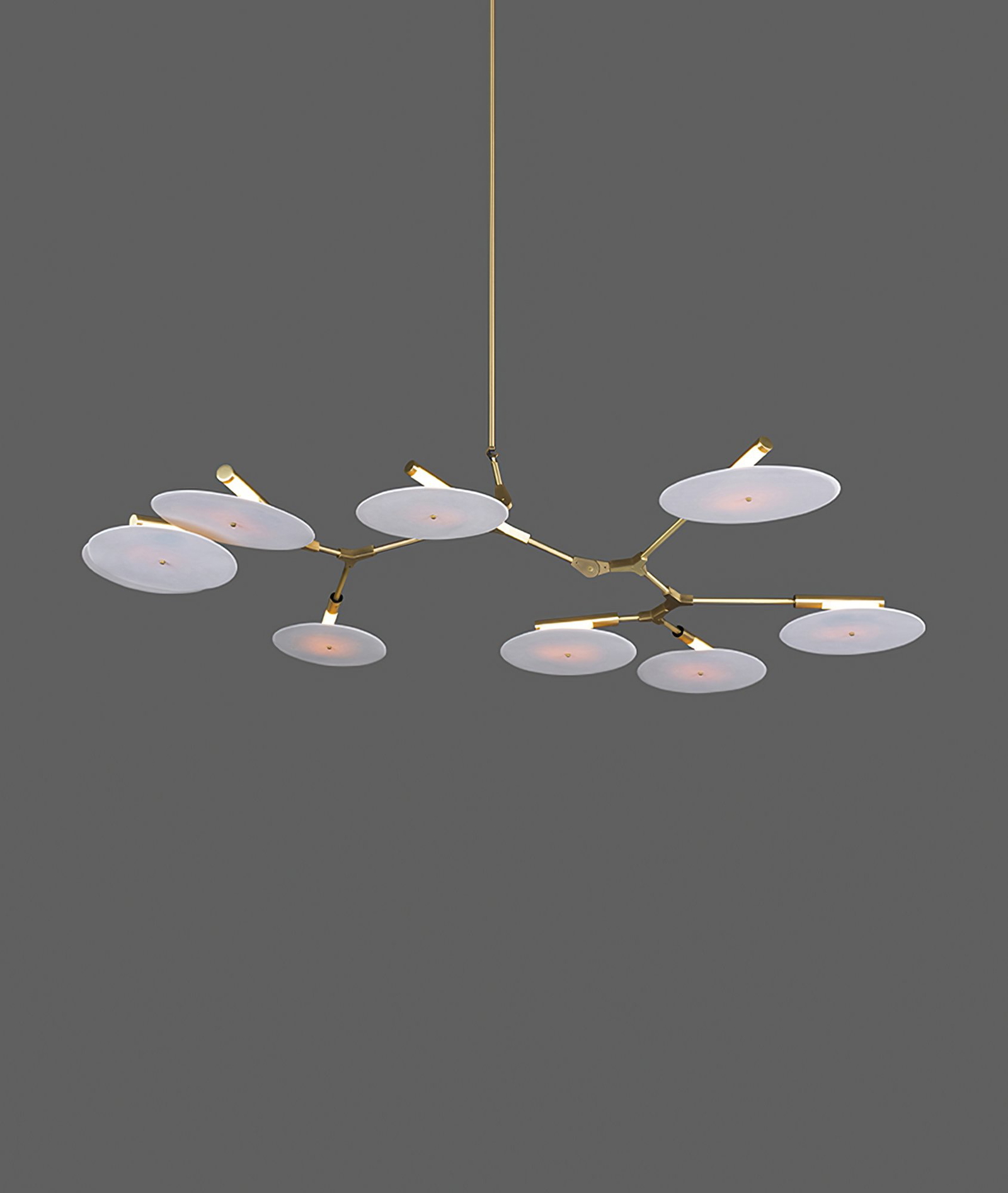 Branching Disc Chandelier BD.09.01 by Lindsey Adelman | ROOM CRM