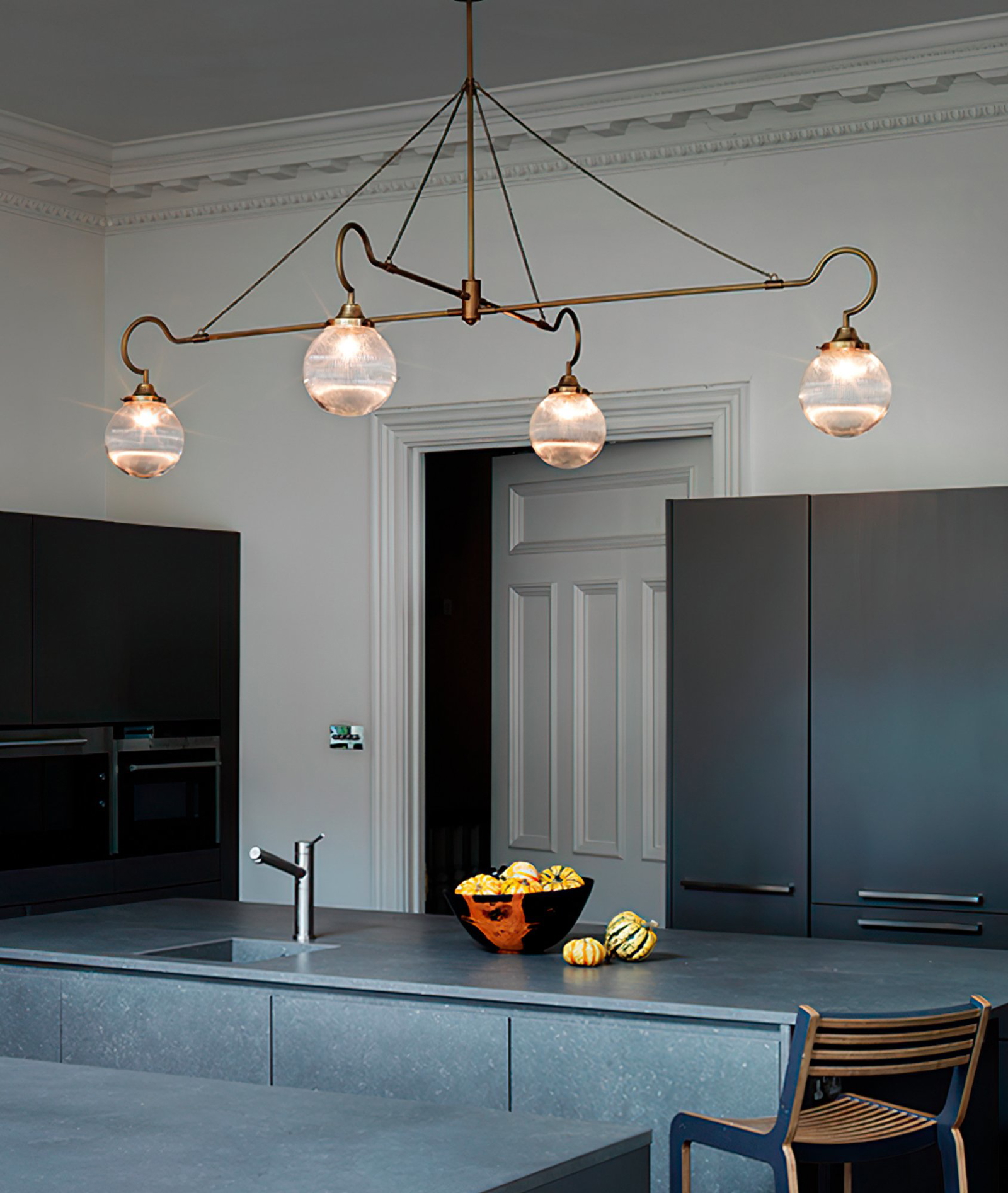 CTO Lighting Floren Table Lamp | Bronze and Alabaster Table Lamp