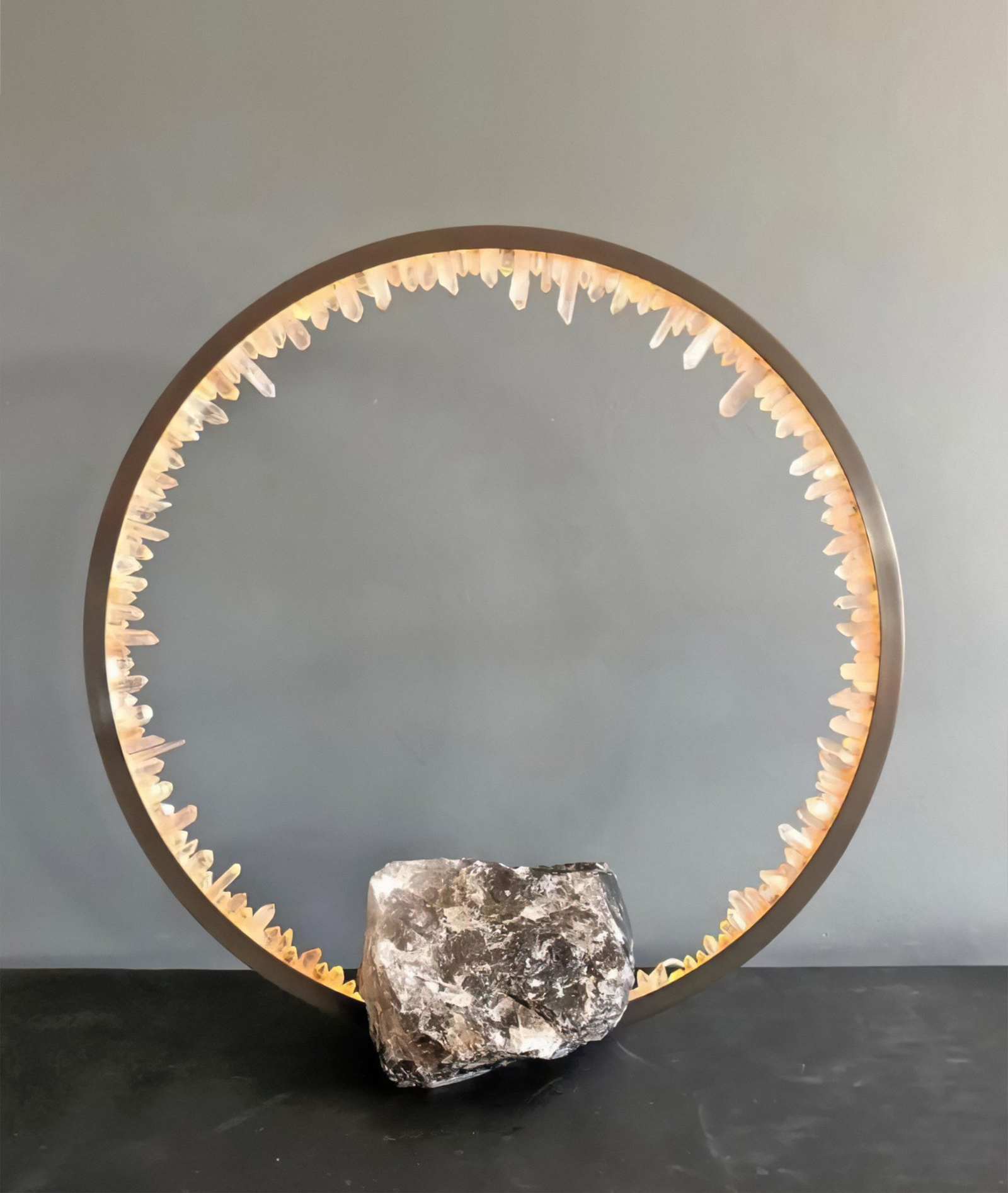 Prometheus Table Lamp IV | Quartz Base