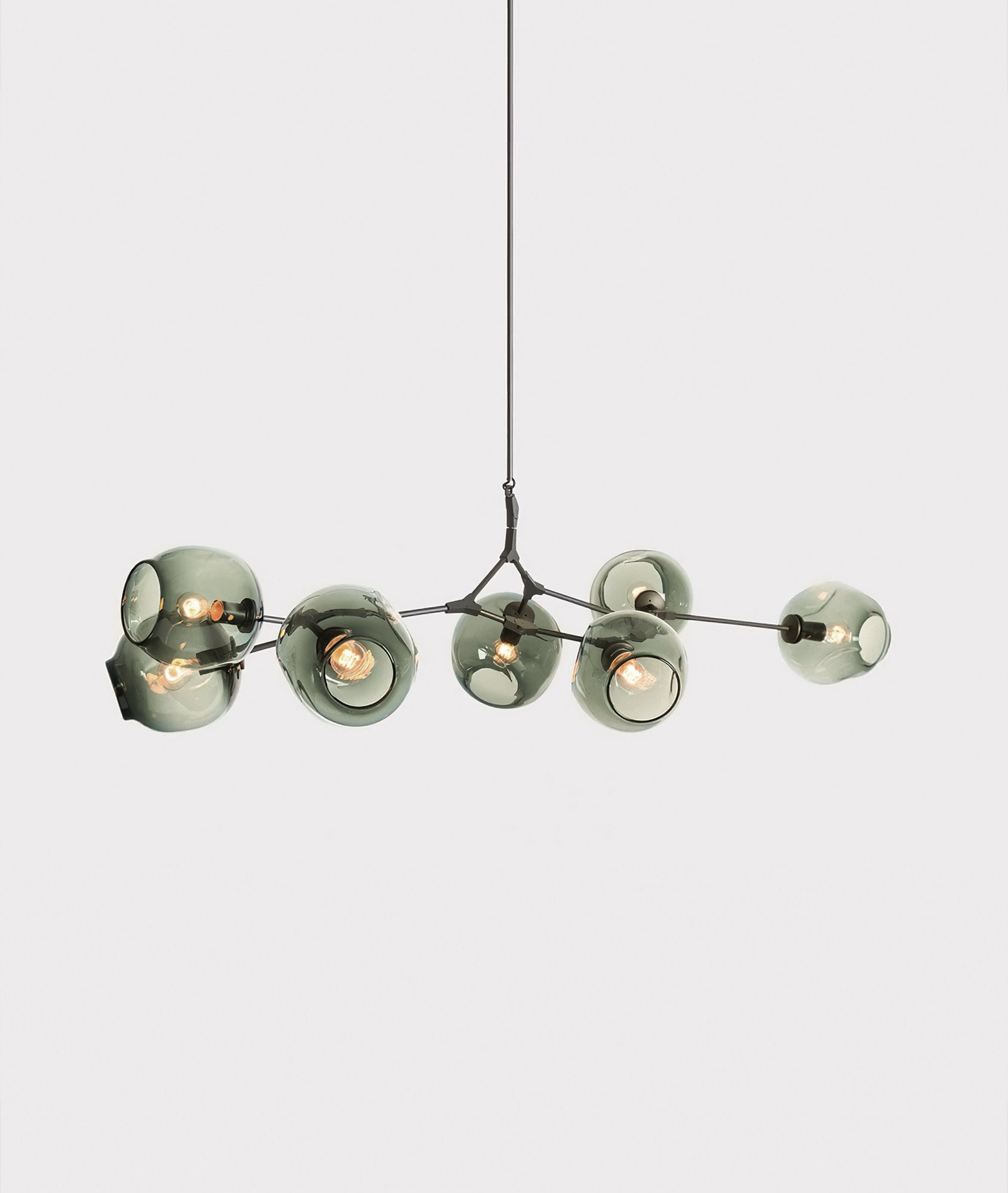 BB.07.45 7-globe Branching Bubble Chandelier by Lindsey