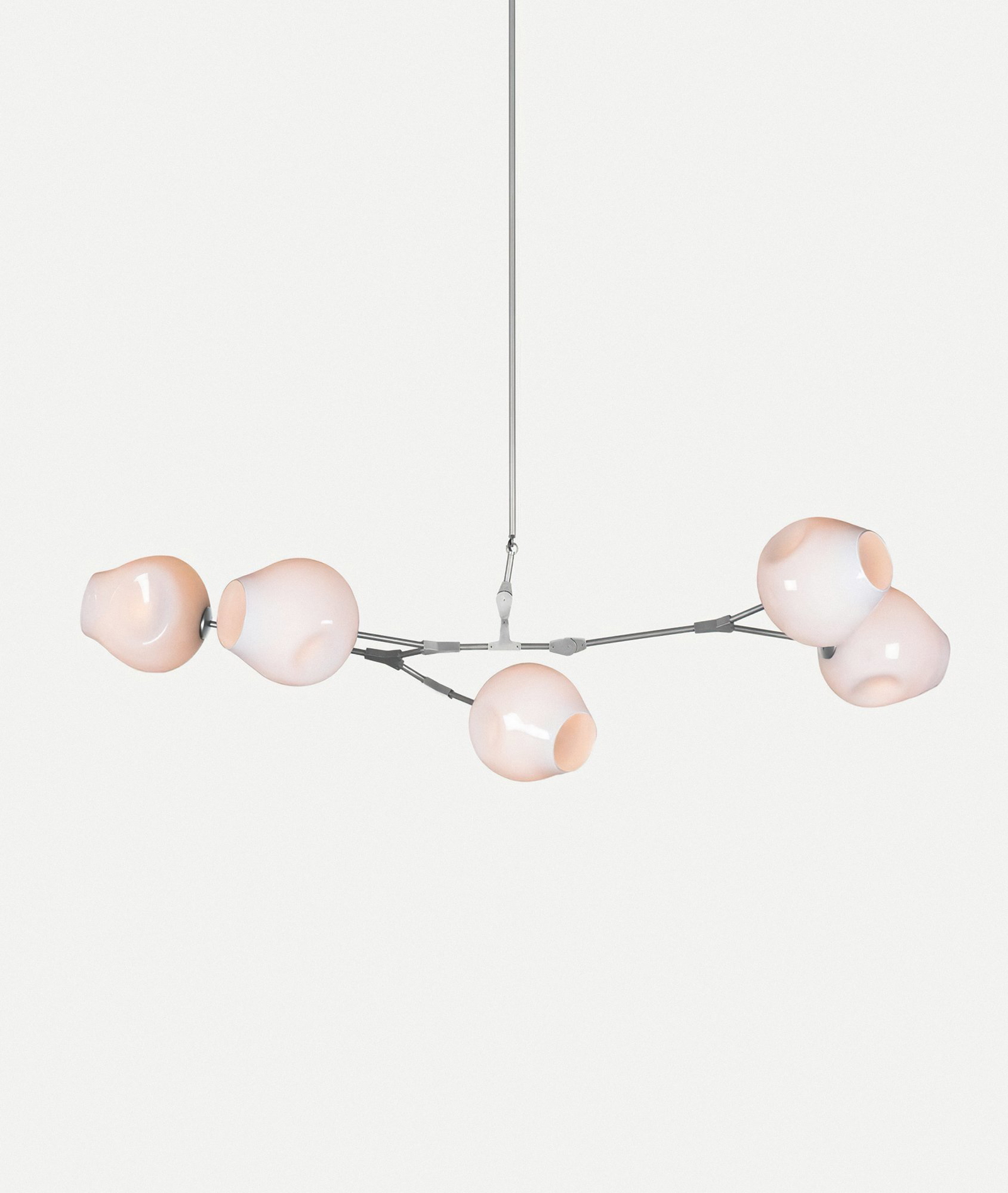 BB.09.39 9-globe Branching Bubble Chandelier by Lindsey
