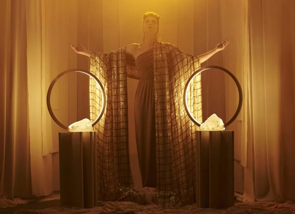 Portal Table Lamp | Quartz Base by Christopher Boots | ROOM Luxury