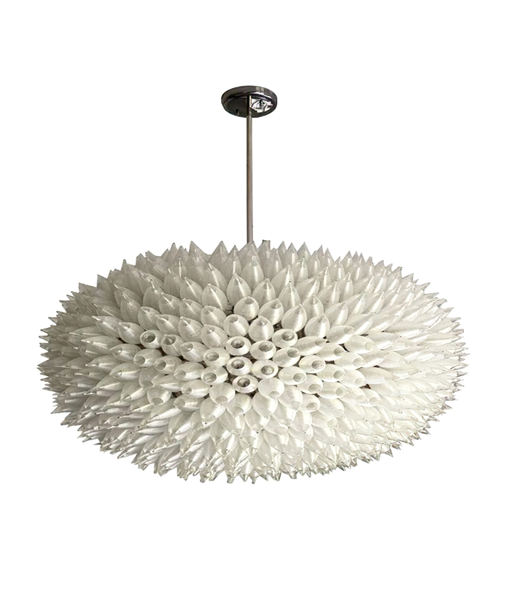 Silver Lining Elliptical Pendant