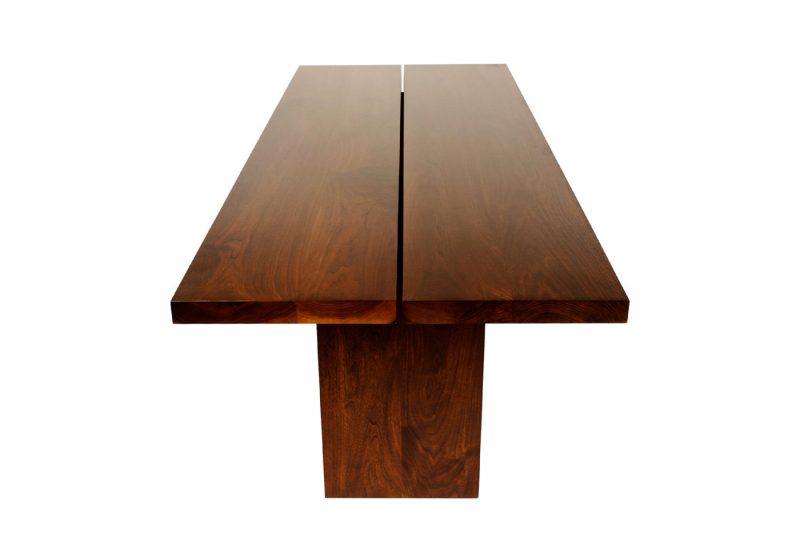 ROOM Mara Dining Table in American black walnut, tinted finish customizable made to order custom ROOM Furniture