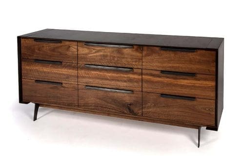 ROOM Furniture Wrapped Dresser with American black walnut customizable made to order | ROOM Furniture