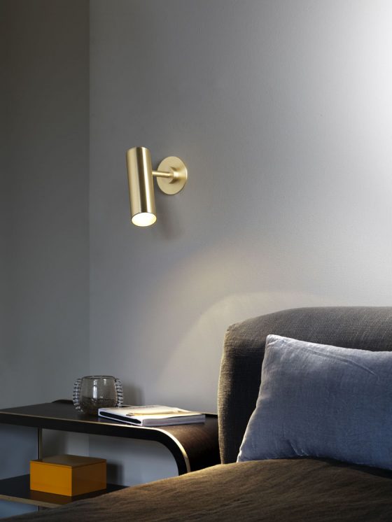 CTO Lighting Nimbus Heron Wall Sconce Michael Verheyden Satin Brass Dark Bronze Finish | ROOM Furniture