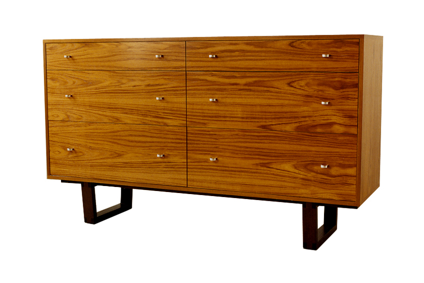ROOM Perry Dresser Long in Natural Walnut fully customizable custom ROOM furniture made to order