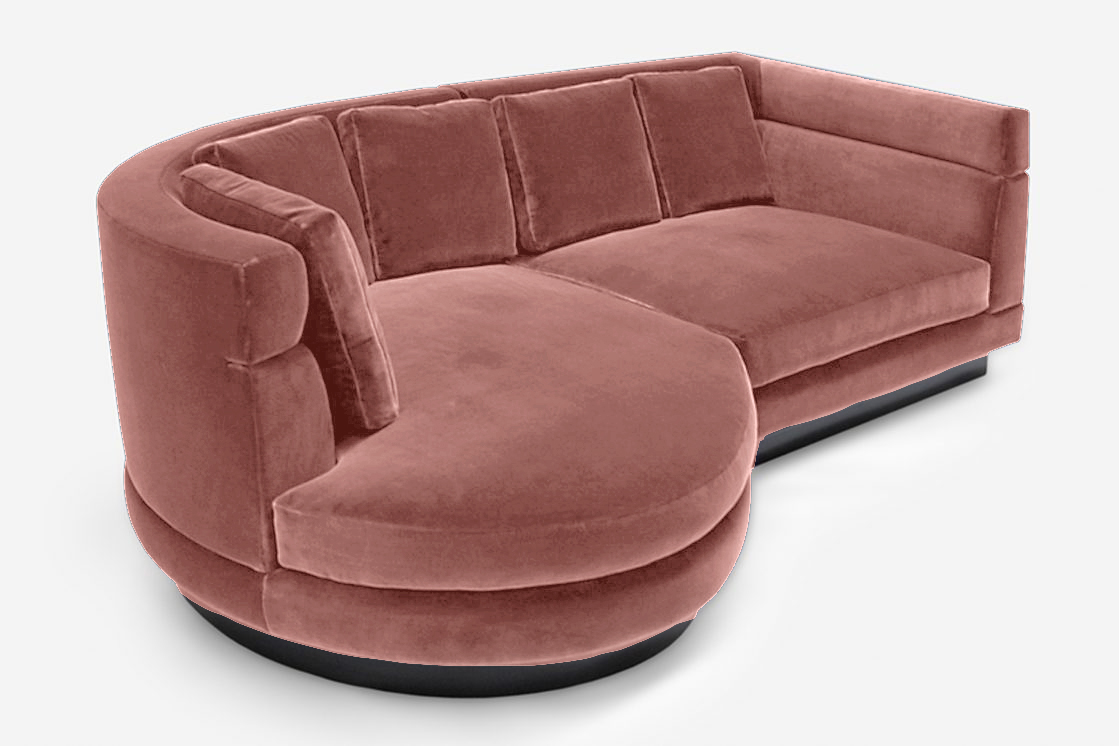 KE Design Kathryn Eisberg Newell Sectional Pink Blue Grey Purple custom customizable made to order | ROOM furniture