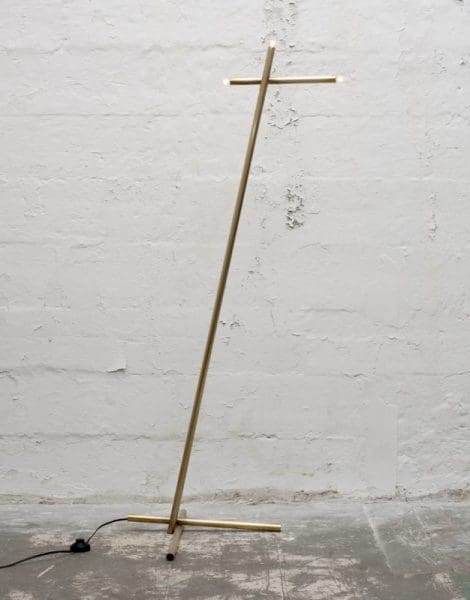 Cam Crockford 4 Stick Floor Lamp Blackened brass, stainless steel, antique brass, burnished brass, brushed brass or bronze Room Furniture